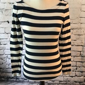 Striped, long sleeve, Banana Republic, top